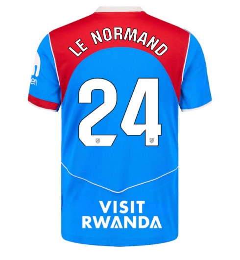 Atletico Madrid Robin Le Normand #24 Alternativní Dres 2025-26 Krátký Rukáv Atletico Madrid Robin Le Normand #24 Alternativní Dres 2025-26 Krátký Rukáv